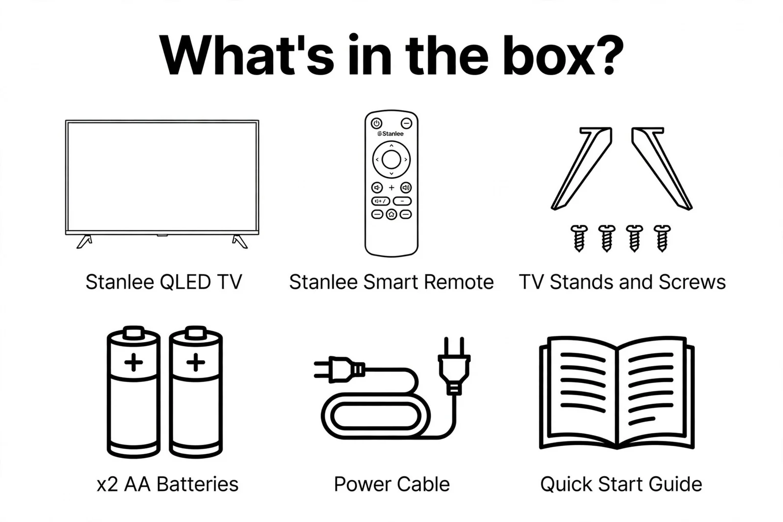 Stanlee 43″ Frameless LED FHD Smart TV — view 4