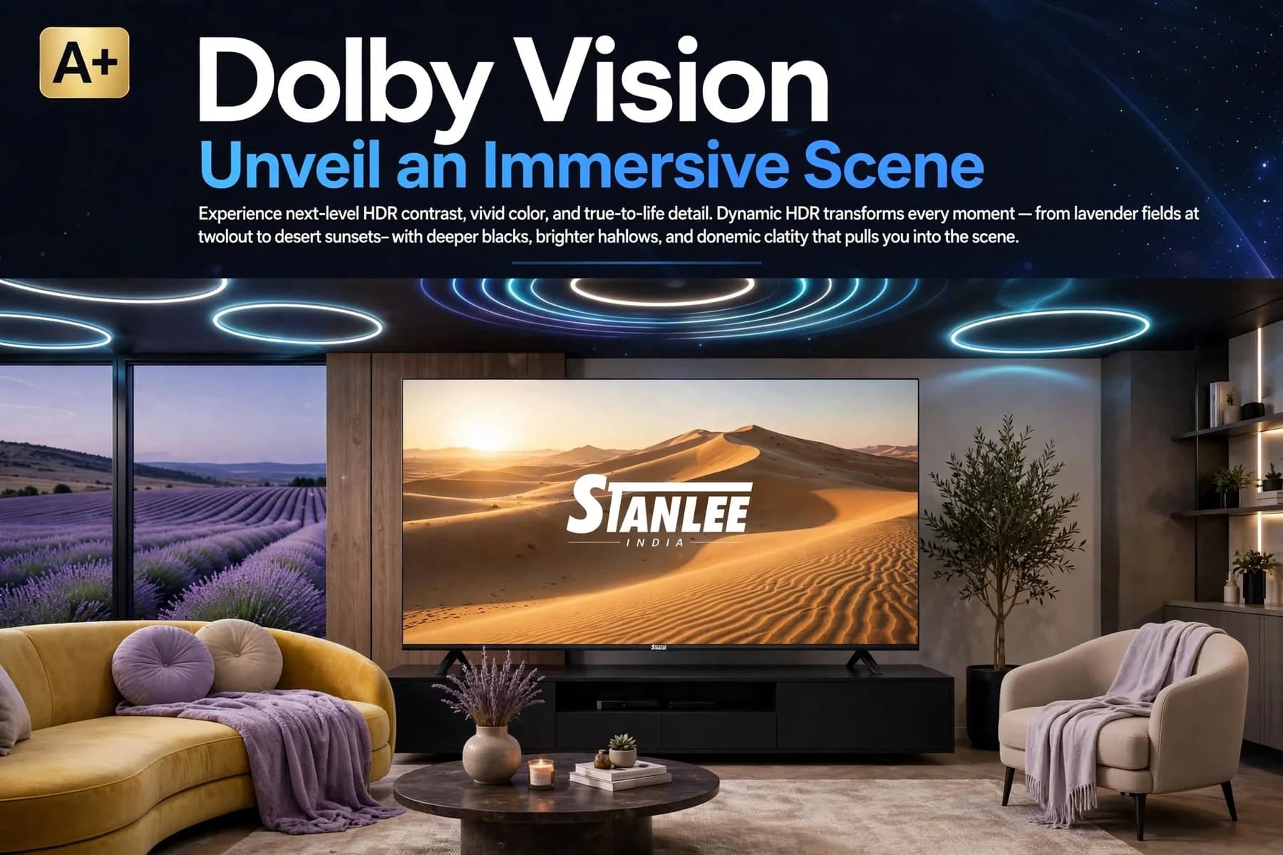 Unveil an immersive scene