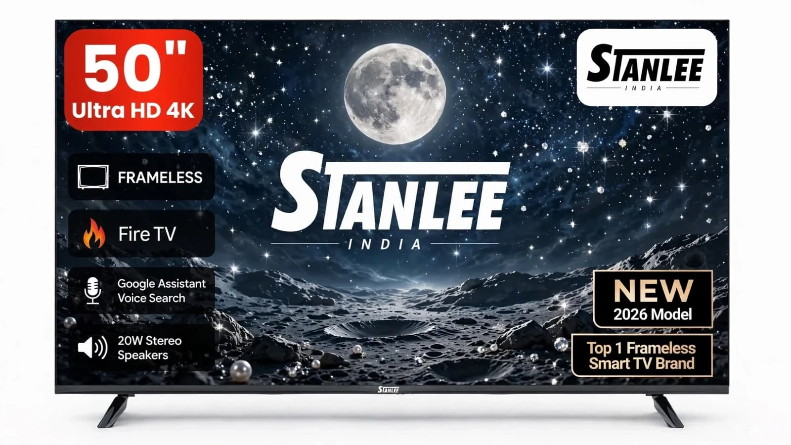 Stanlee 50″ Fire TV — QLED 4K — view 1