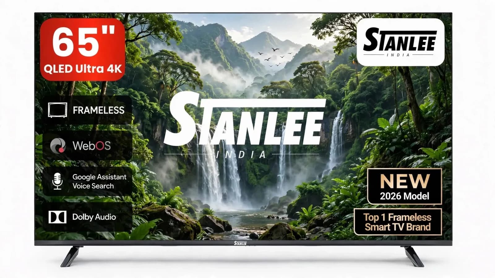 Stanlee 65″ Smart TV — QLED 4K
